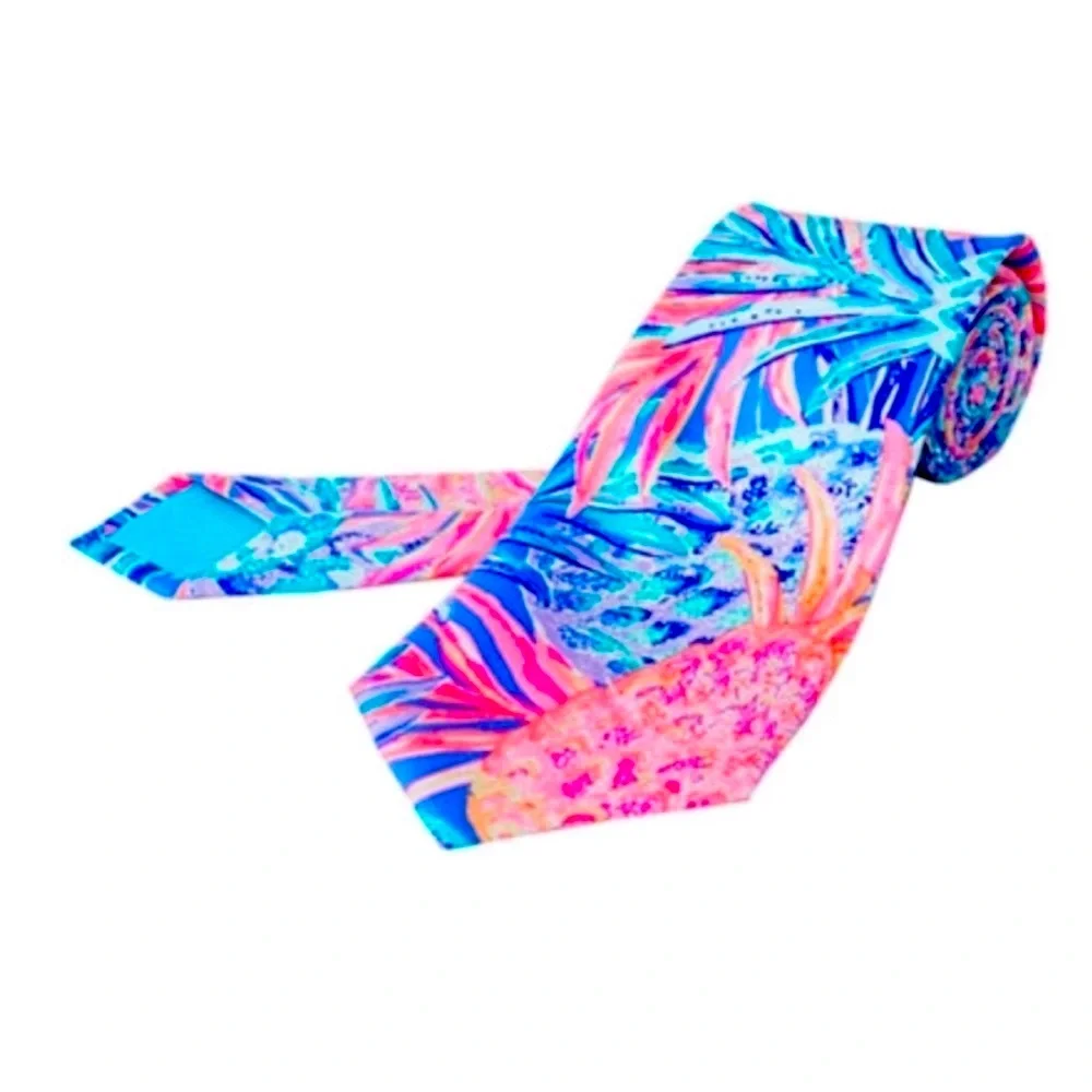 🆕RARE🆕 Lilly Pulitzer Tie Gypset Paradise Limited Edition Tie HOLY GRAIL